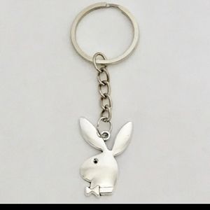 Playboy bunny keychain NWOT
